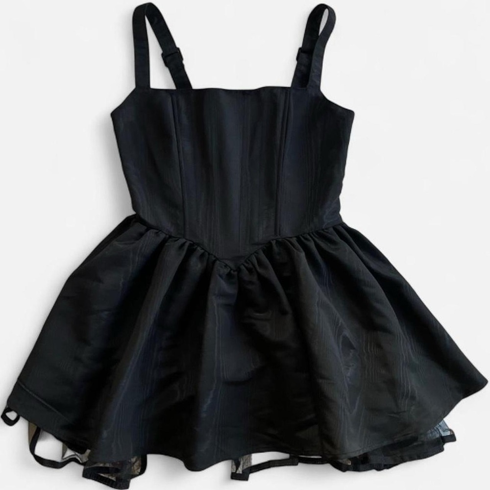 Dolls Kill Sugar Thrillz NWT Magic Moves Black Corset Mini Dress Size L - Picture 5 of 8